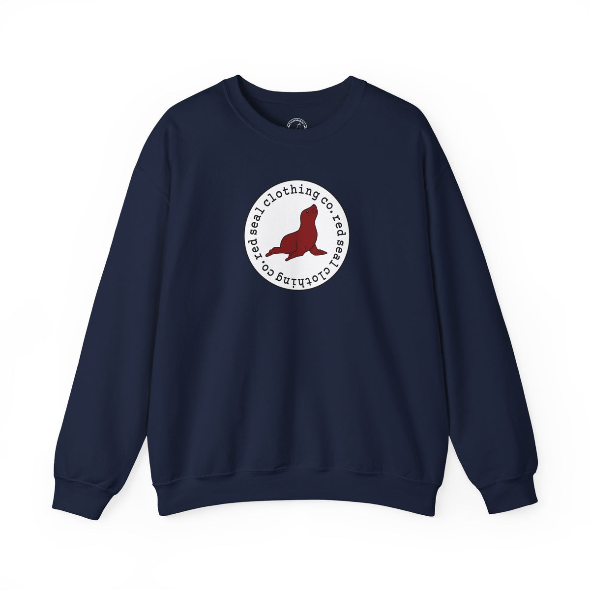 Red Seal Round Crewneck Sweatshirt