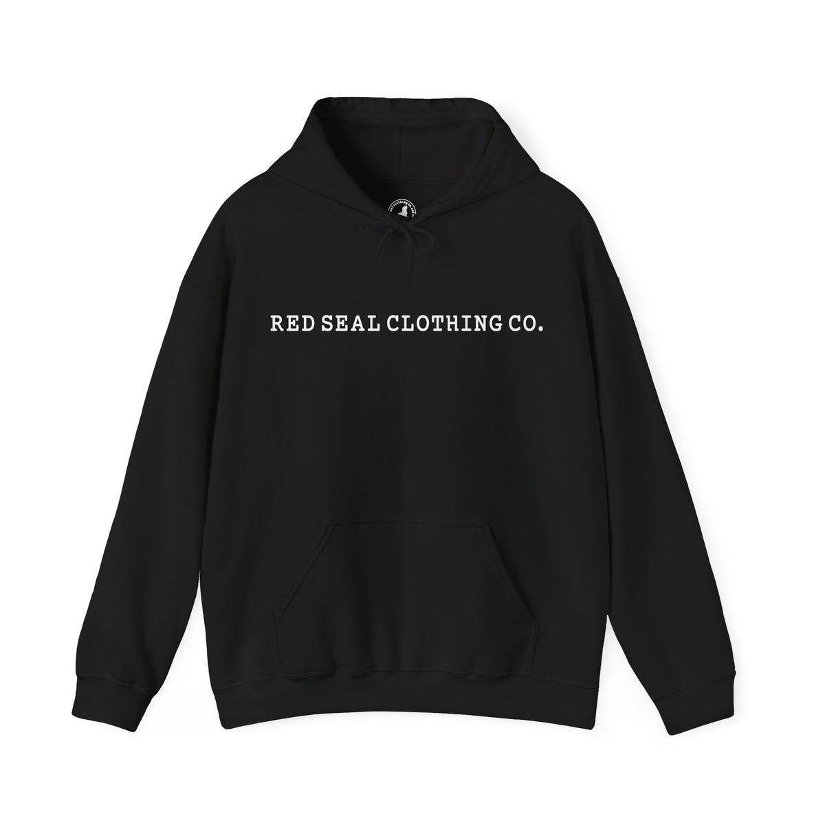 Red Seal Hooded Adult Sweatshirt