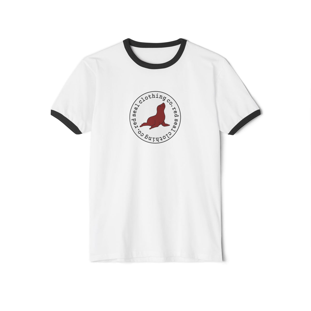 Round Logo Adult Ringer T-Shirt