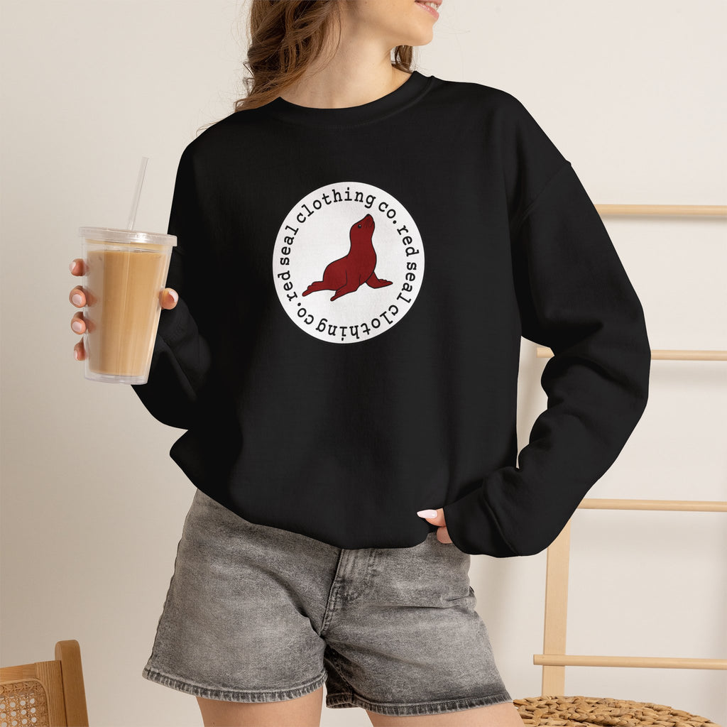 Red Seal Round Crewneck Sweatshirt