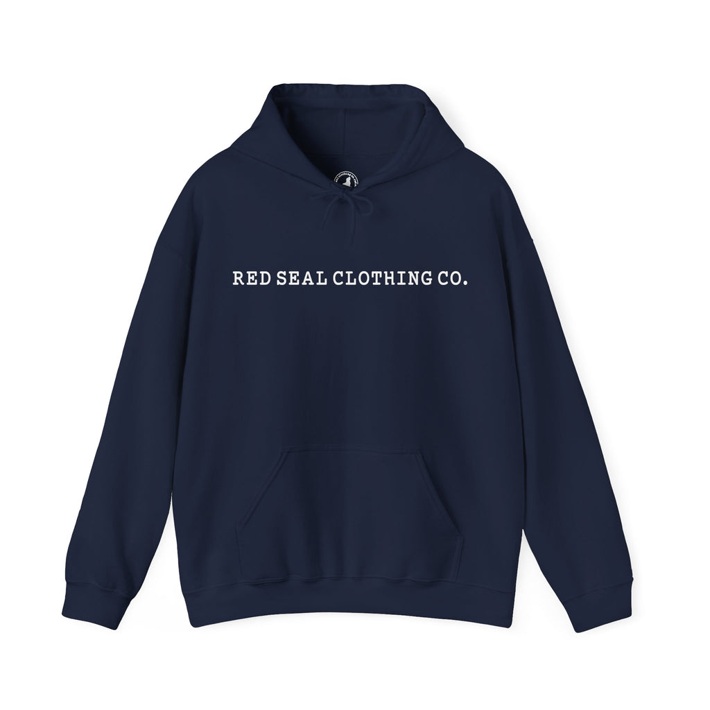 Red Seal Hooded Adult Sweatshirt