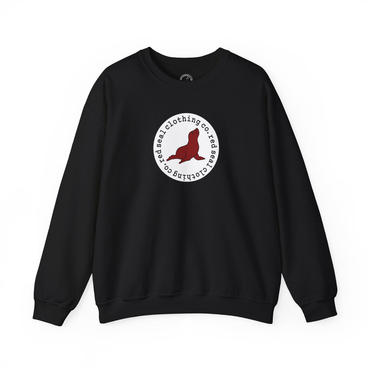 Red Seal Round Crewneck Sweatshirt