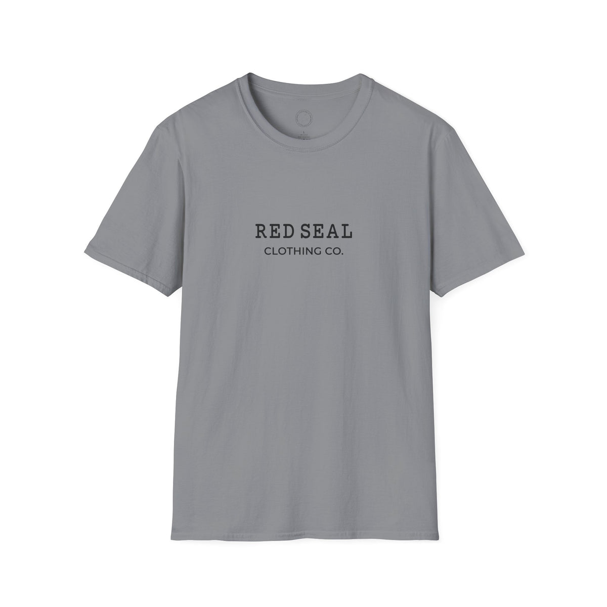 Red Seal Letter Logo - Adult T-Shirt
