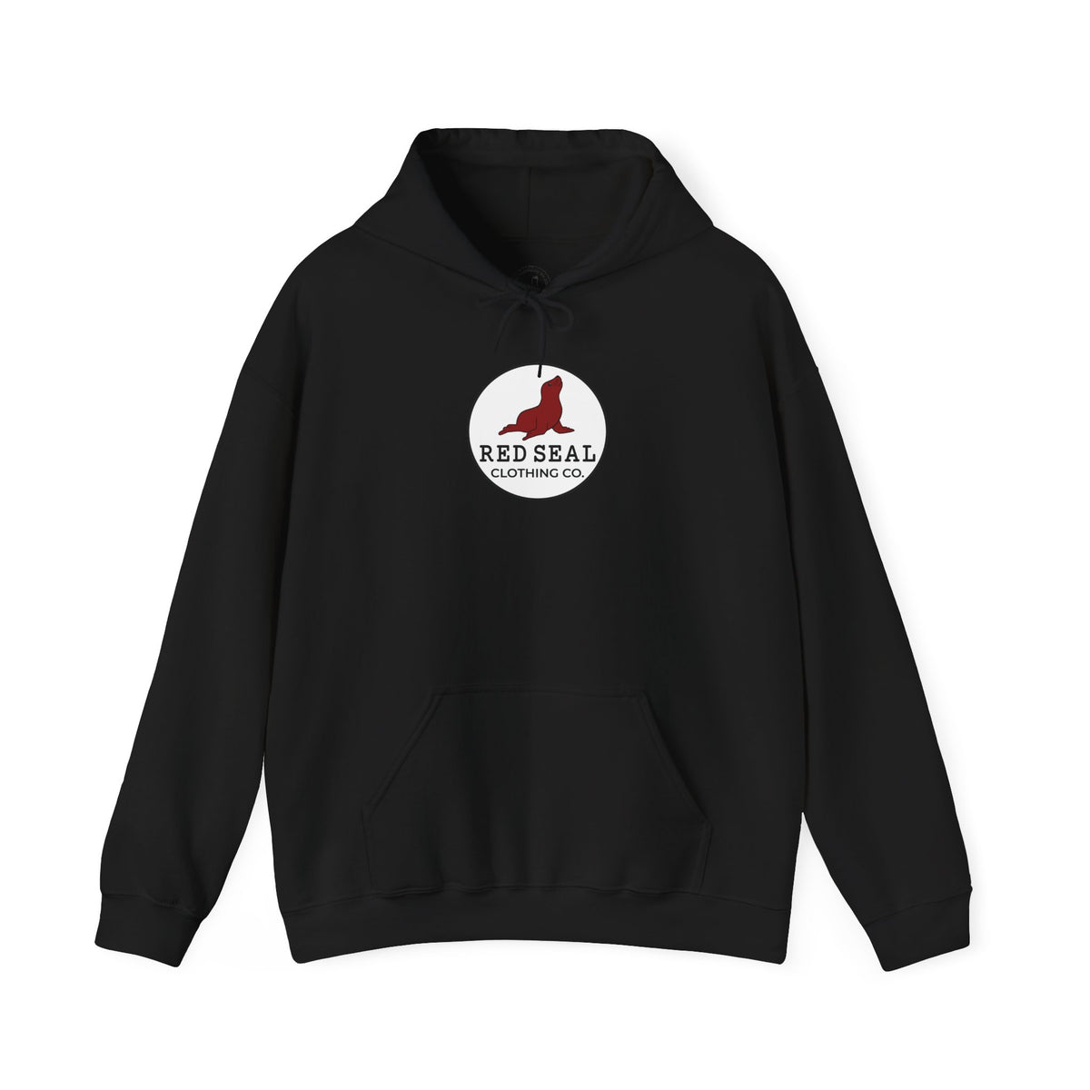 Round Logo Hooded Adult Sweatshirt