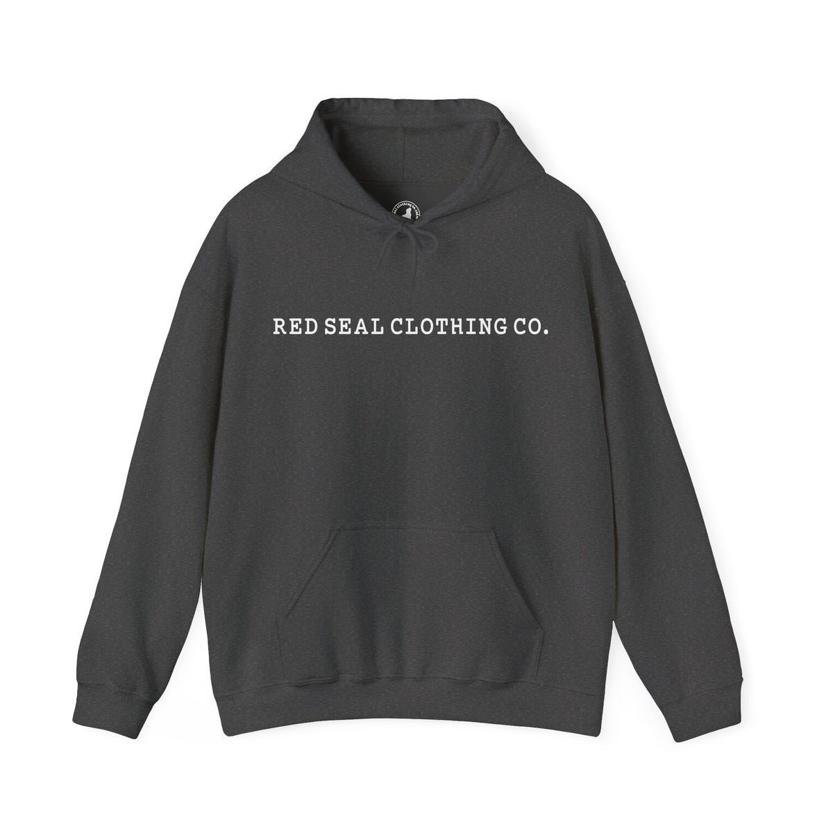 Red Seal Hooded Adult Sweatshirt