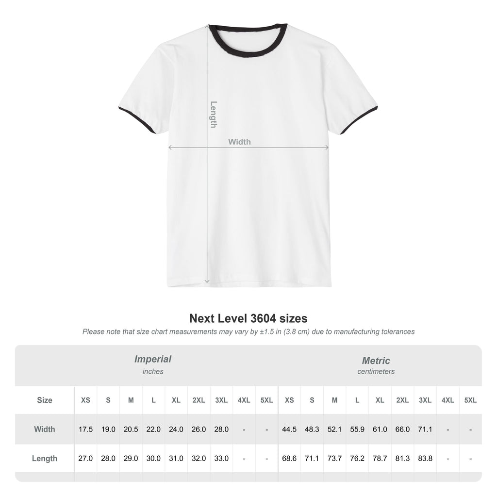 Round Logo Adult Ringer T-Shirt