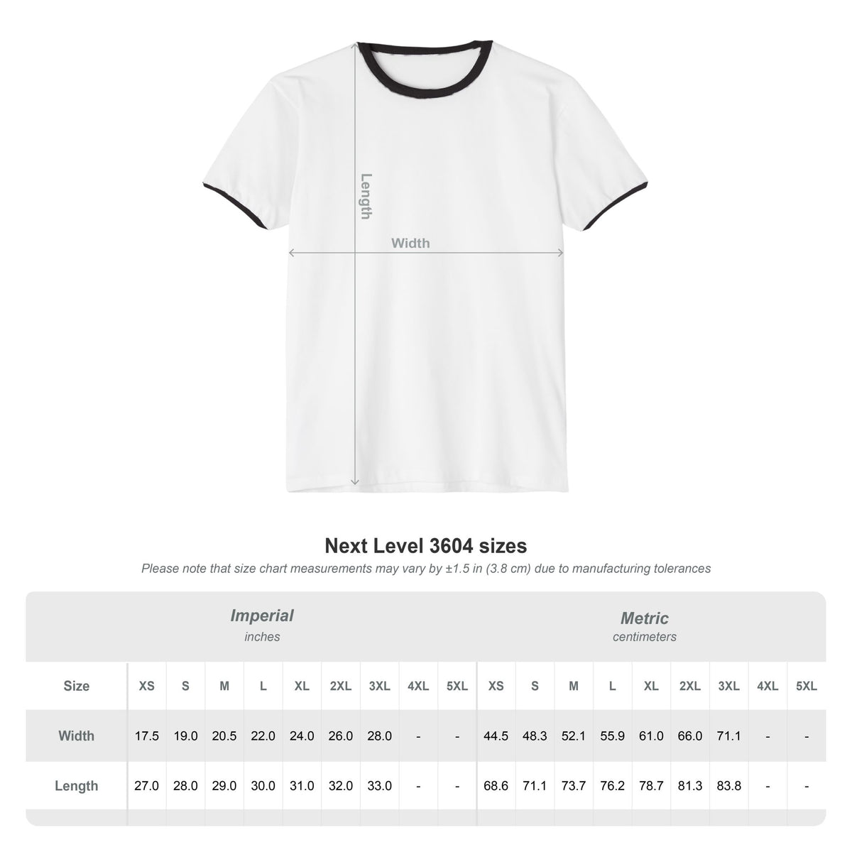 Round Logo Adult Ringer T-Shirt