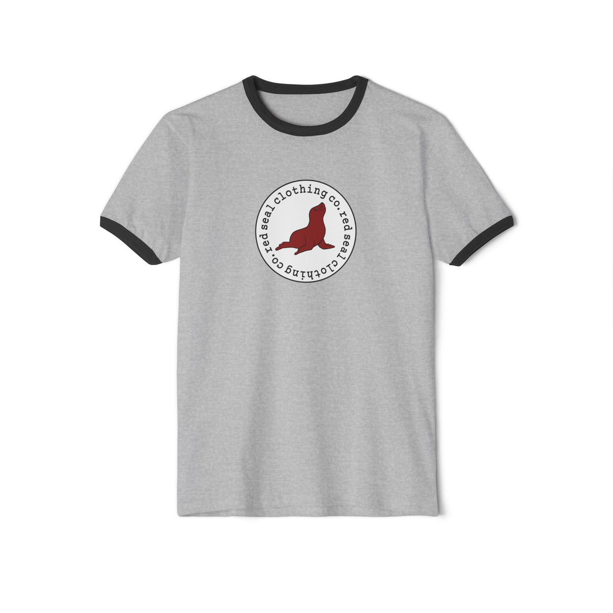 Round Logo Adult Ringer T-Shirt