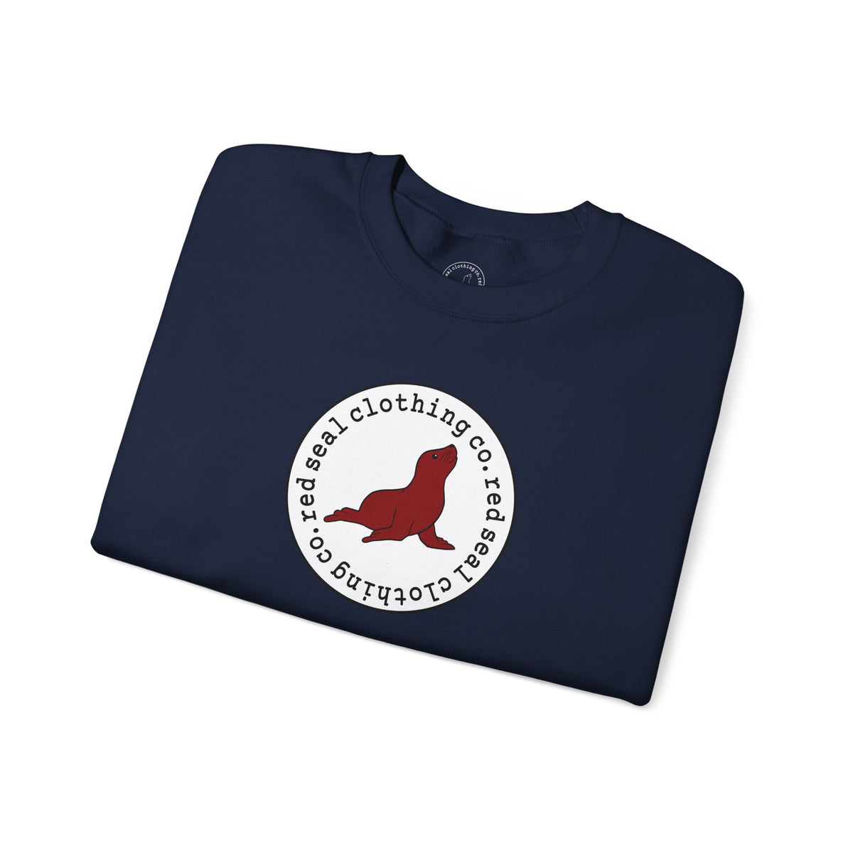 Red Seal Round Crewneck Sweatshirt