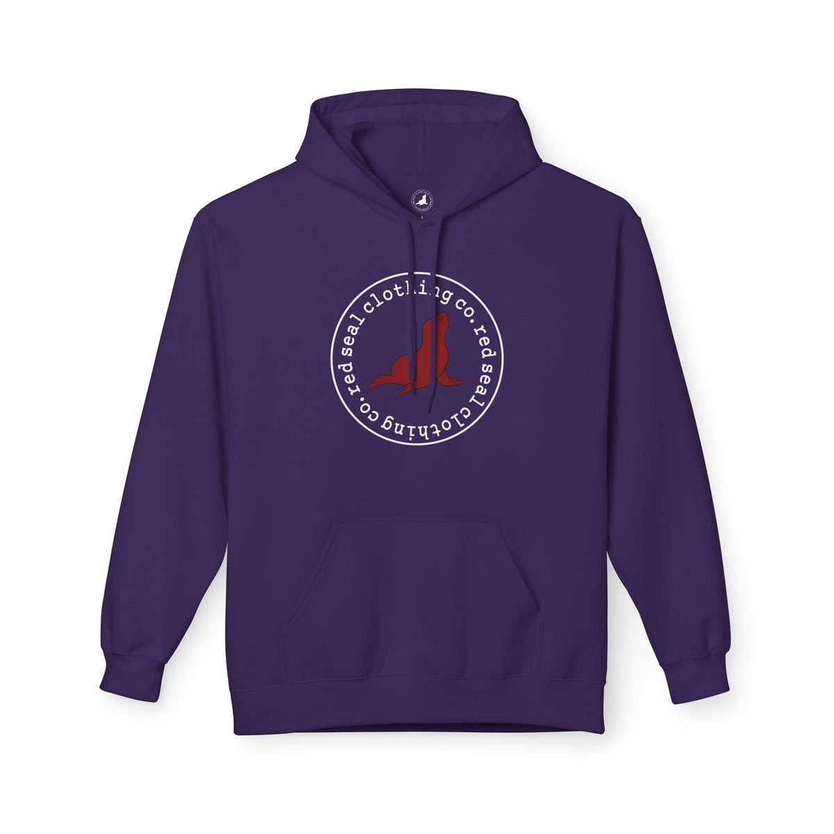 Round Logo Midweight Fleece Adult Hoodie