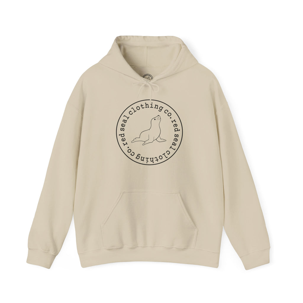Round Logo Hooded Adult Sweatshirt