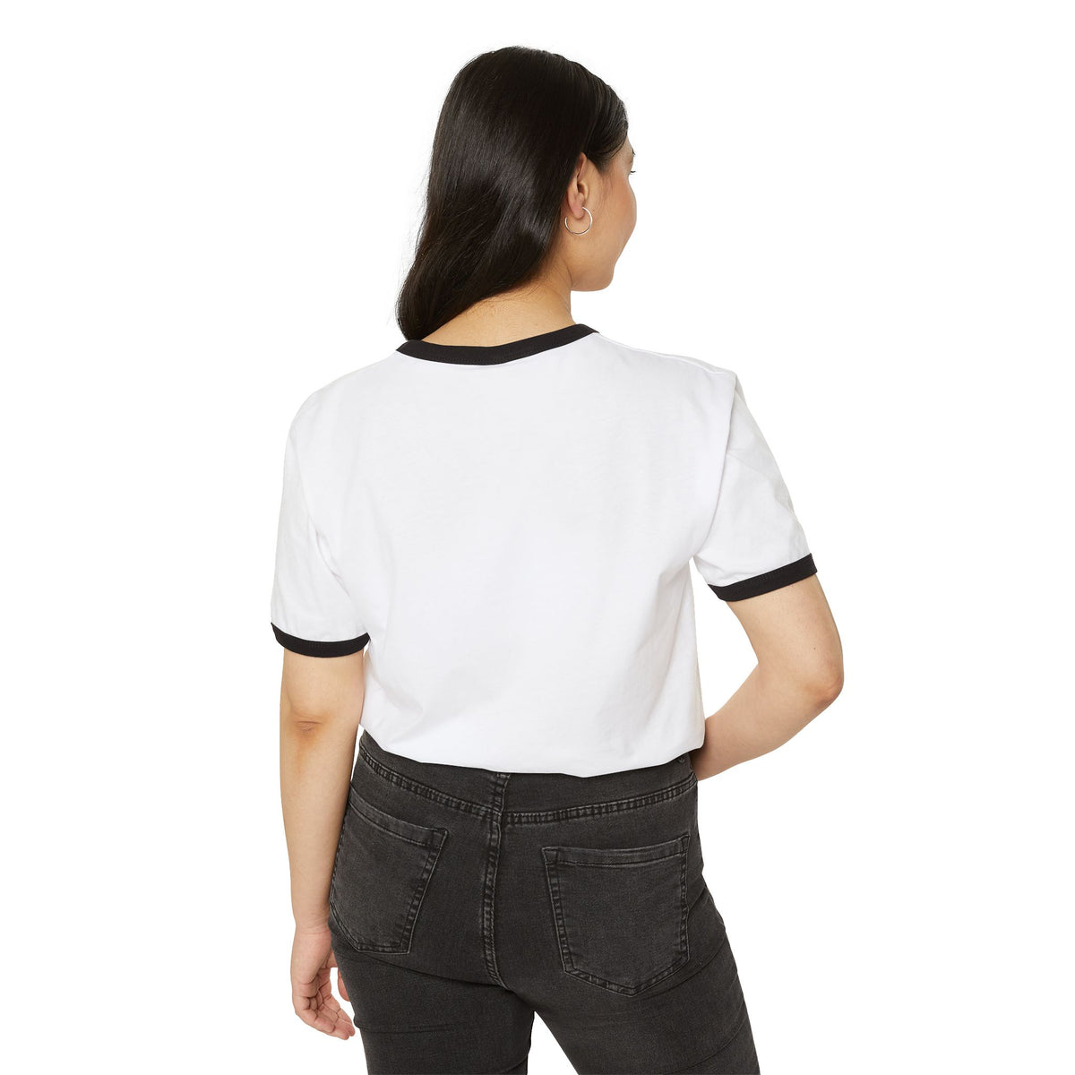 Round Logo Adult Ringer T-Shirt