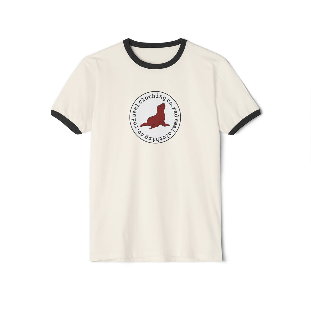 Round Logo Adult Ringer T-Shirt