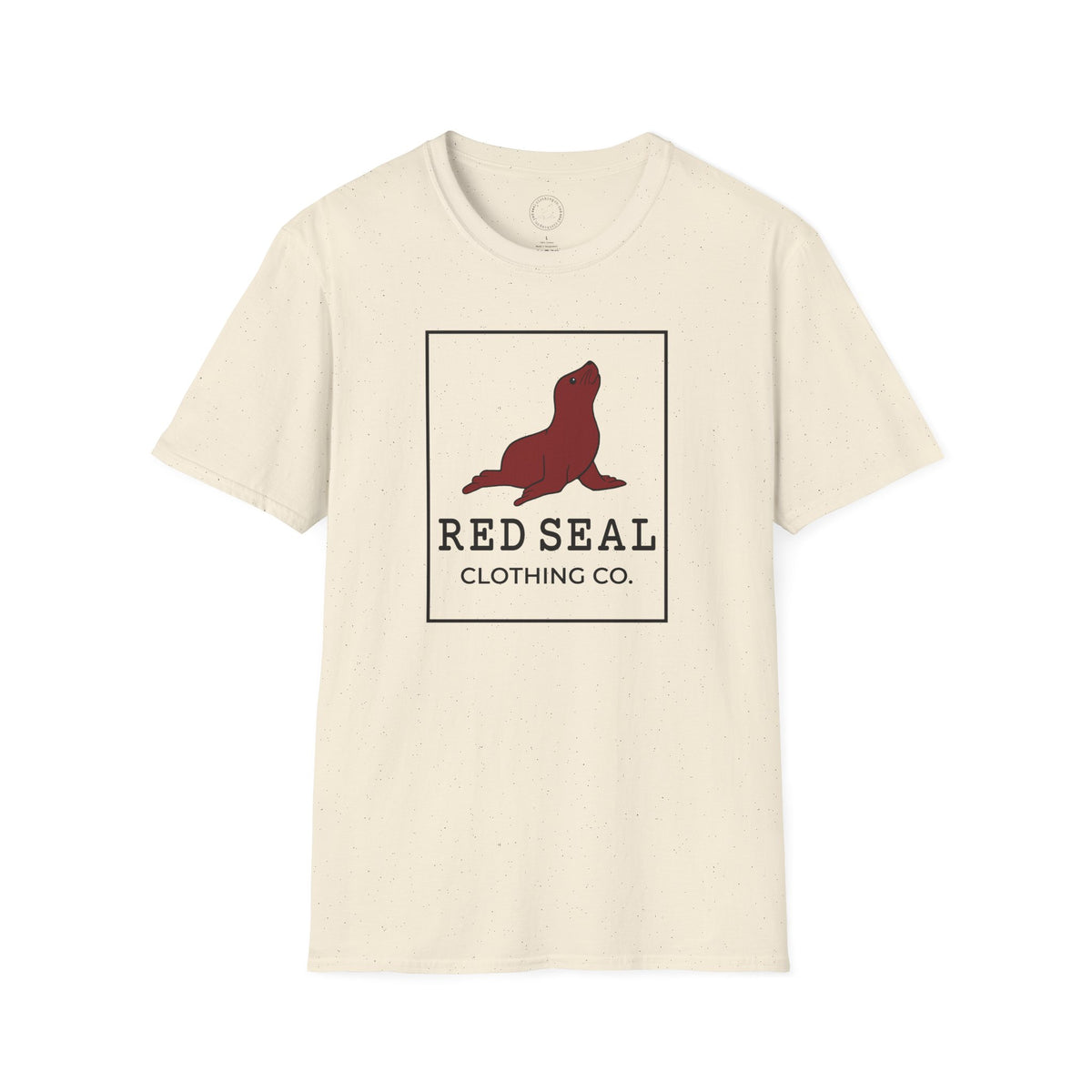 Red Seal Rectangle Logo- Adult T-Shirt