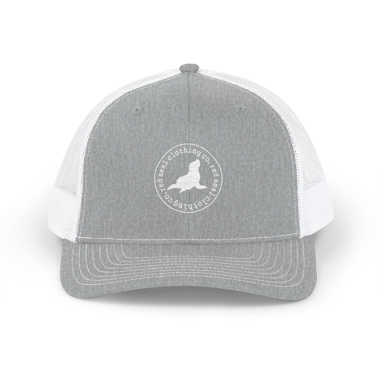 Red Seal Round Logo Snapback Trucker Cap