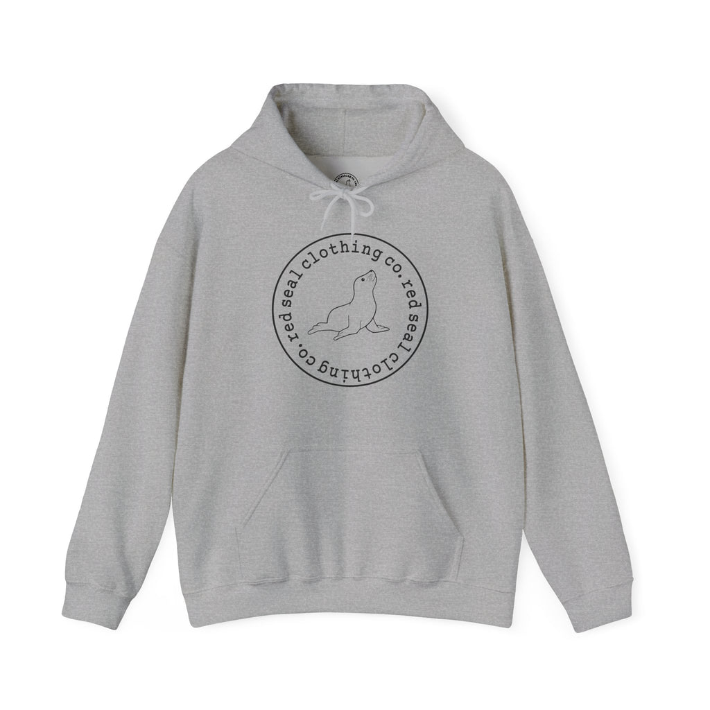 Round Logo Hooded Adult Sweatshirt
