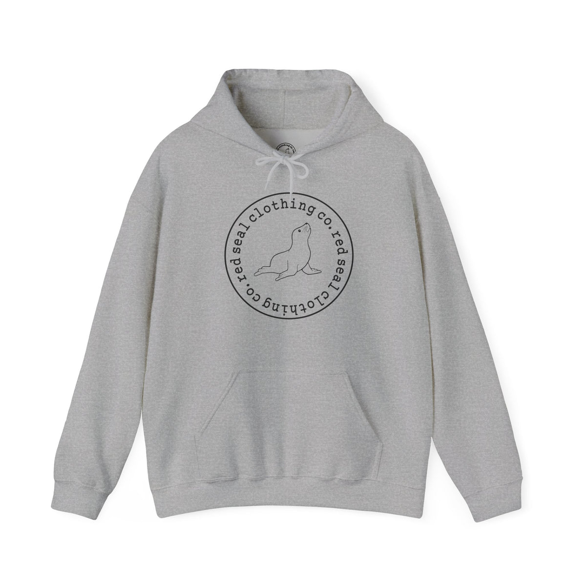 Round Logo Hooded Adult Sweatshirt