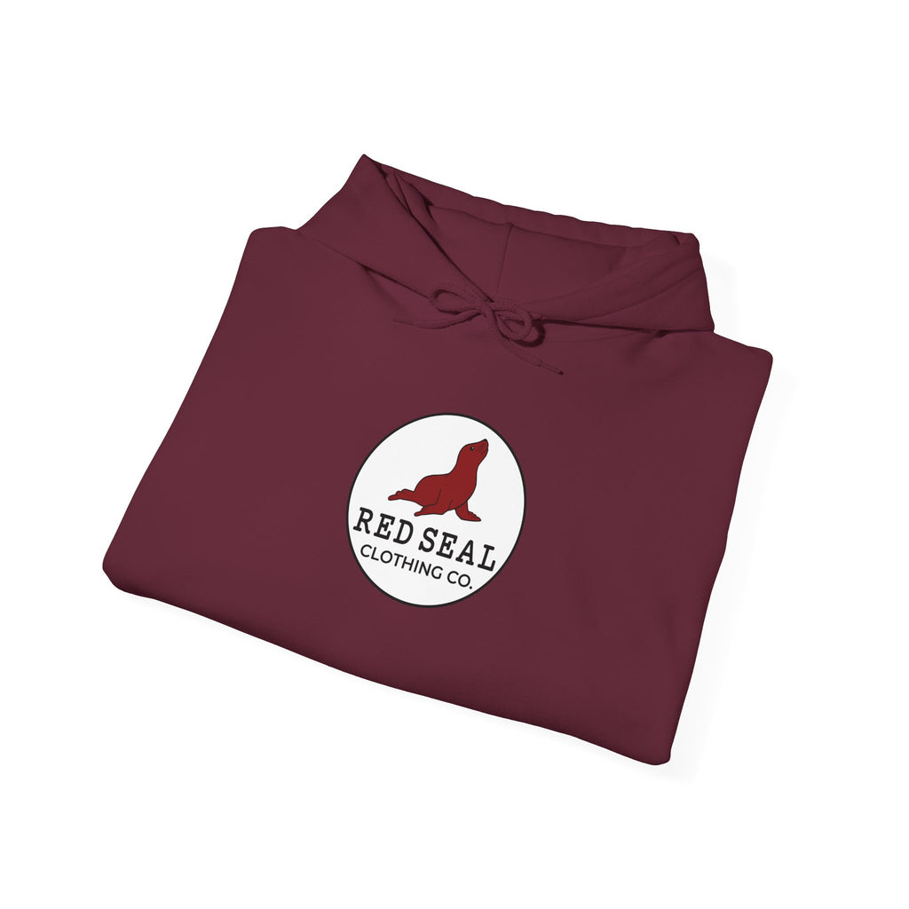 Round Logo Hooded Adult Sweatshirt
