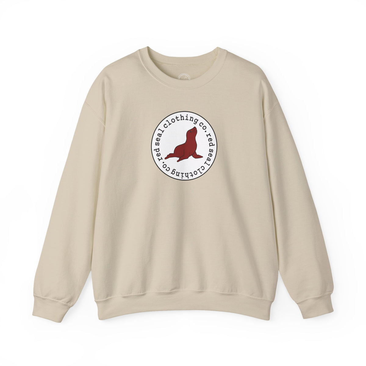 Red Seal Round Crewneck Sweatshirt