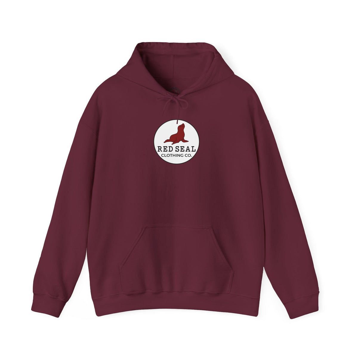 Round Logo Hooded Adult Sweatshirt