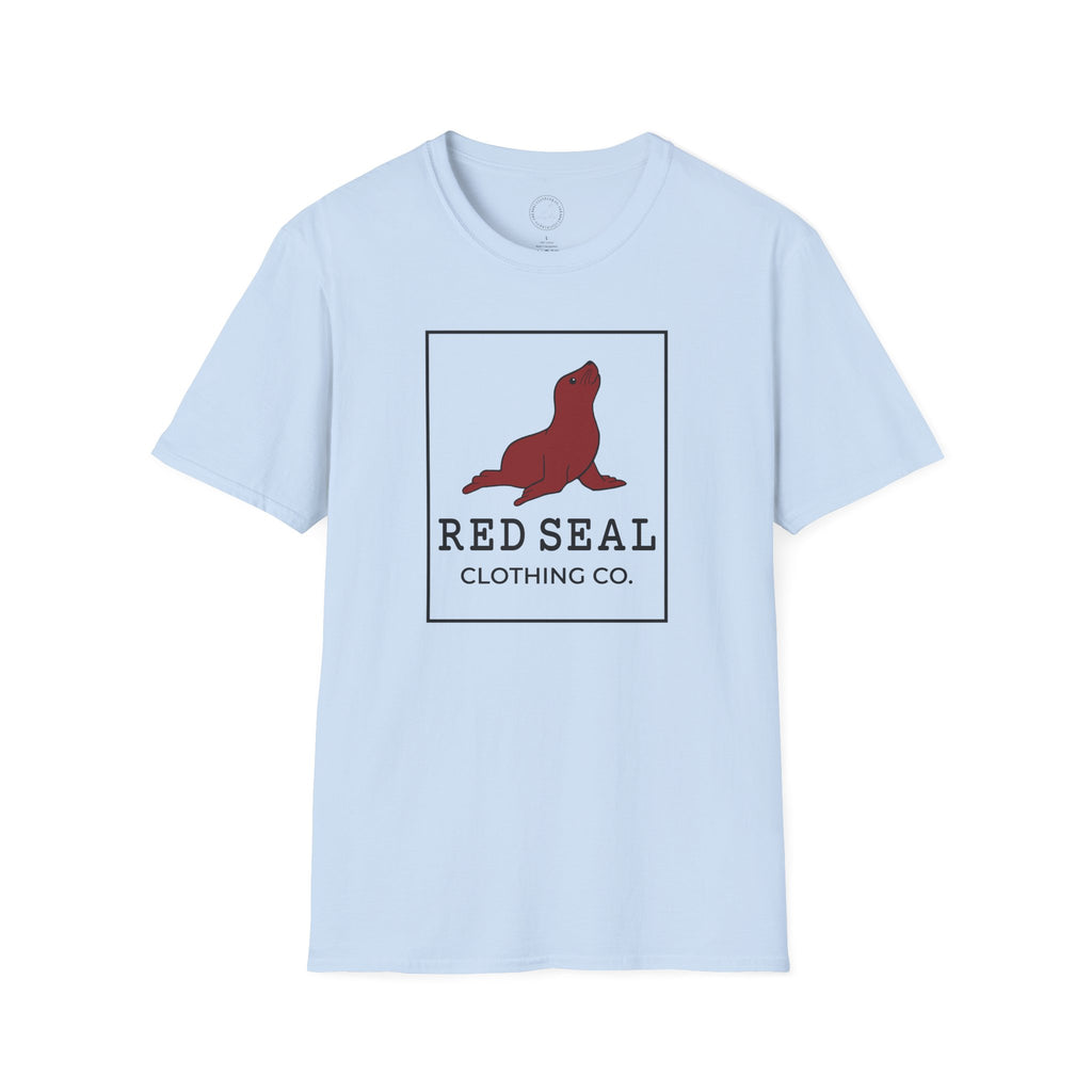 Red Seal Rectangle Logo- Adult T-Shirt