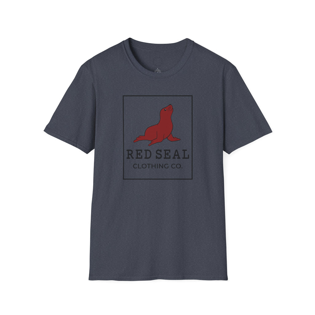 Red Seal Rectangle Logo- Adult T-Shirt