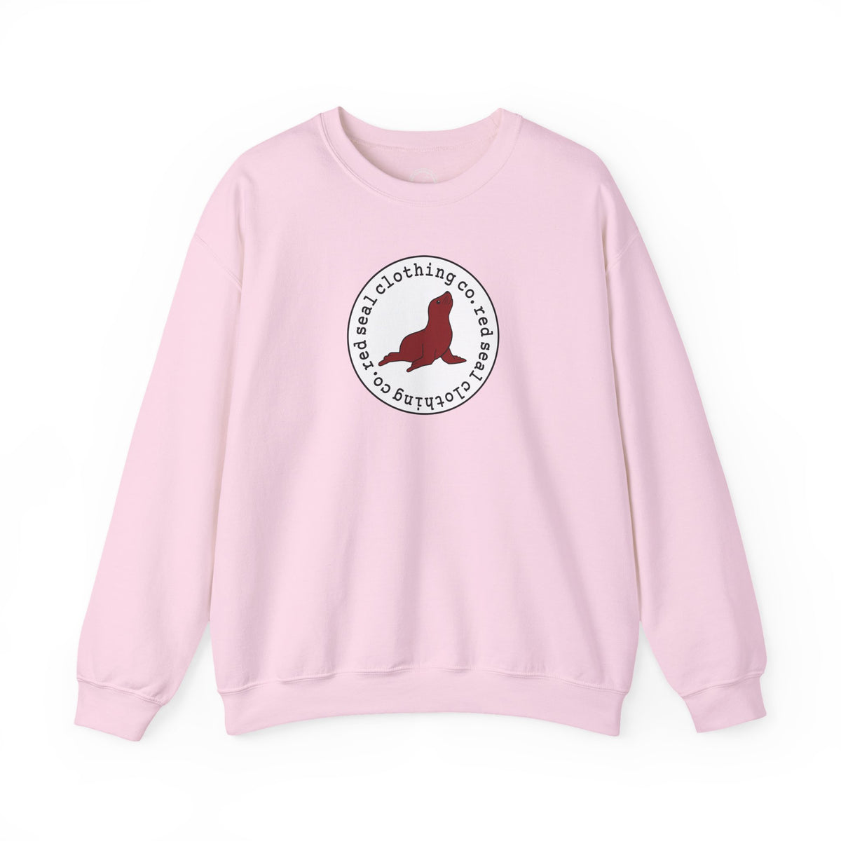 Red Seal Round Crewneck Sweatshirt