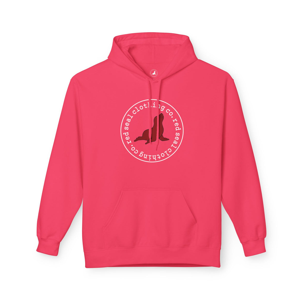 Round Logo Midweight Fleece Adult Hoodie